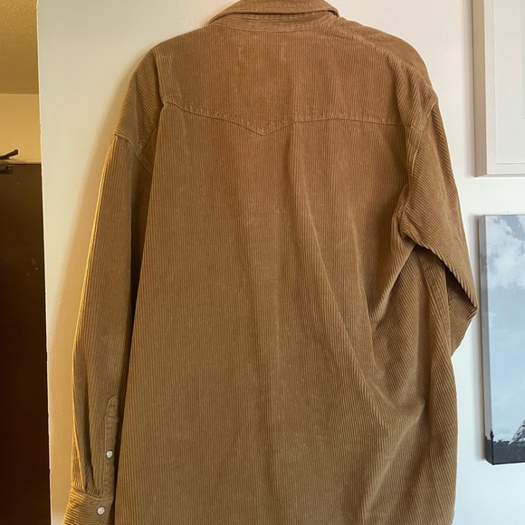 Denim Forum oversized corduroy shirt jacket - Picture 3 of 3